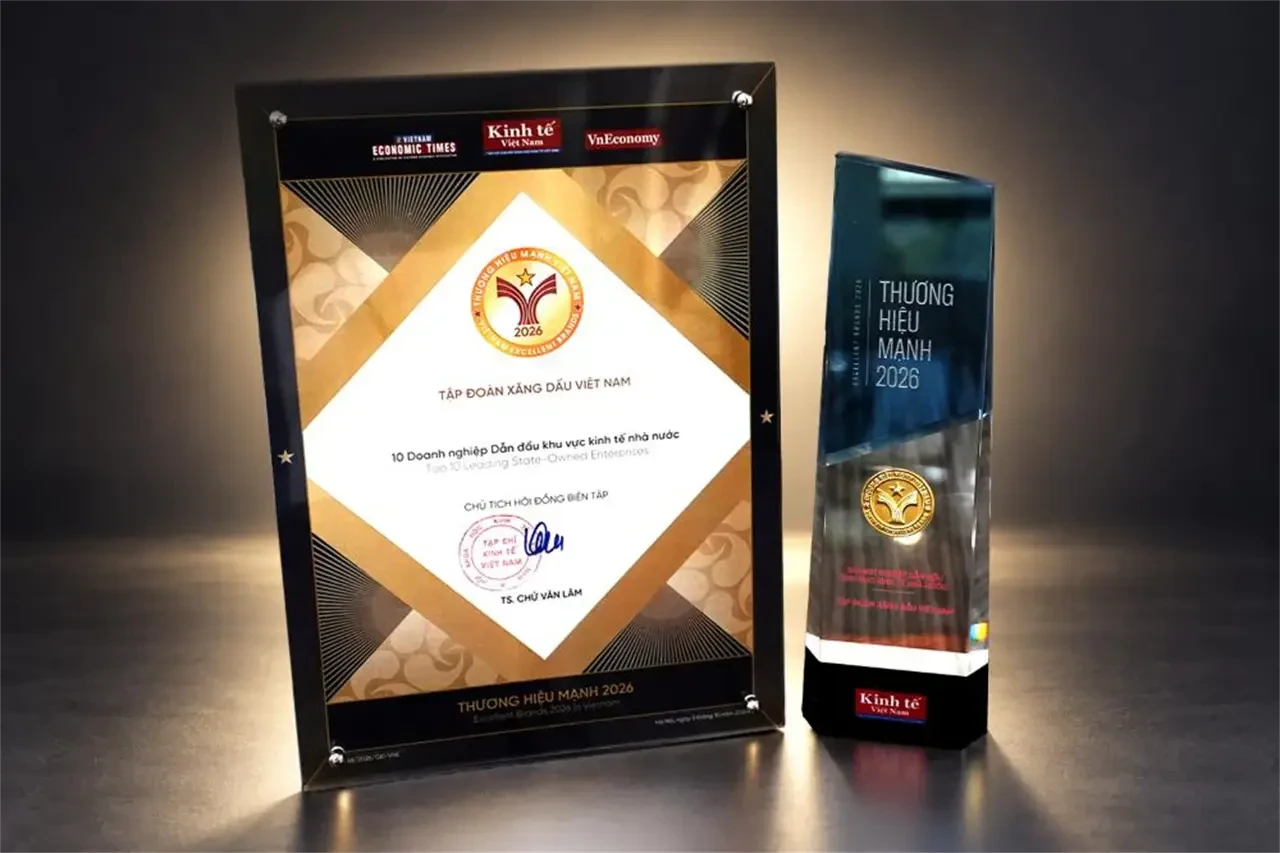 Petrolimex được vinh danh Thương hiệu Mạnh Việt Nam 2026
